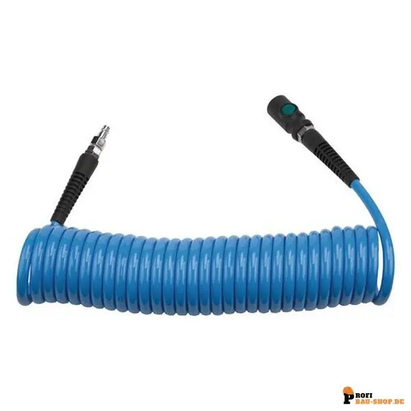 aircraft PU 8x12mm 7,5m mit Einhand-Sicherheitskupplung Spiralschlauch Heißes Angebot