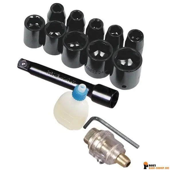 aircraft ISS 1/2" Komposit Schlagschrauber-Set Garantierte Lieferung