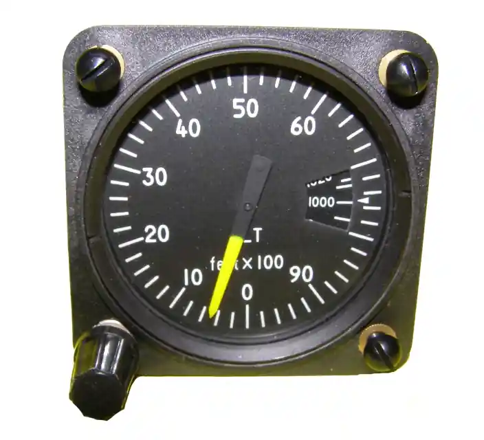 Neu HM.006 Höhenmesser Falcon Gauge ALTN10MBF-2, 57mm Einbaumaß, nicht zertifiziert