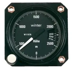 HM.010 Winter Höhenmesser EBH, 57 mm Einbaumaß Neuheit