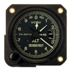 HM.016 Winter Fein-Grob-Höhenmesser 4 FGH 40 inkl. EASA Form 1 Markenware