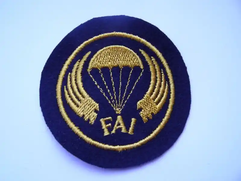 Aktuell Aufnäher Nr.14 FAI Fallschirm