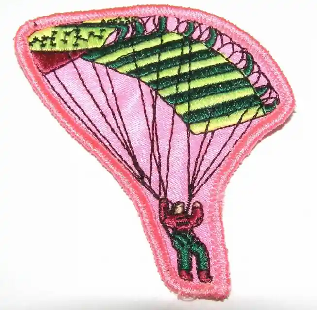 Aufnäher Nr.24 Gleitschirmflieger Expressversand