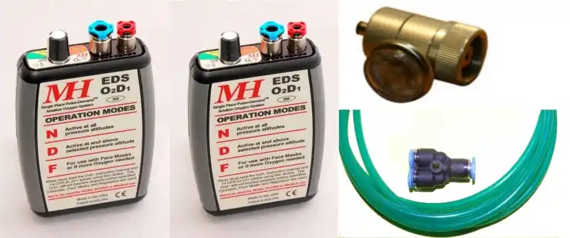 MH.005 Elektr.Sauerstoffsystem EDS 02D1-2G für 2 Personen Nur Für Kurze Zeit