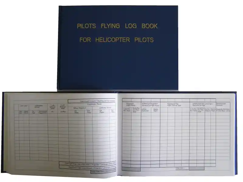 Schneller Versand FB.012 Flugbuch für Helikopter