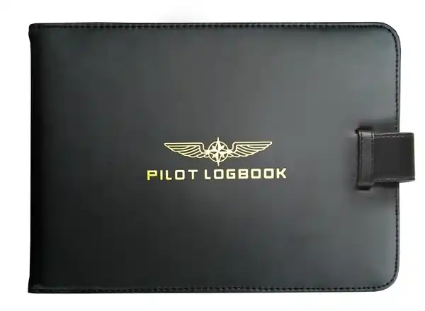 Neu FB.014.1 Leder-Schutzhülle für JAR/FCL Flugbuch
