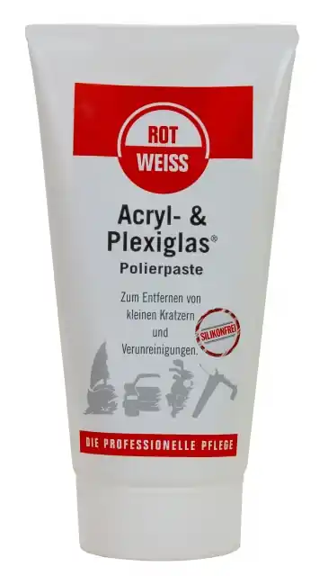 Neue Kollektion PM.032 Rot Weiss Acryl-& Plexiglas Polierpaste 150ml