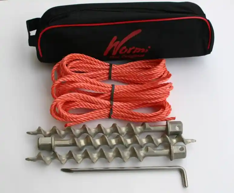 W.020 Flugzeugverankerungs-Set "Wormi II" Aluminium Neuheit