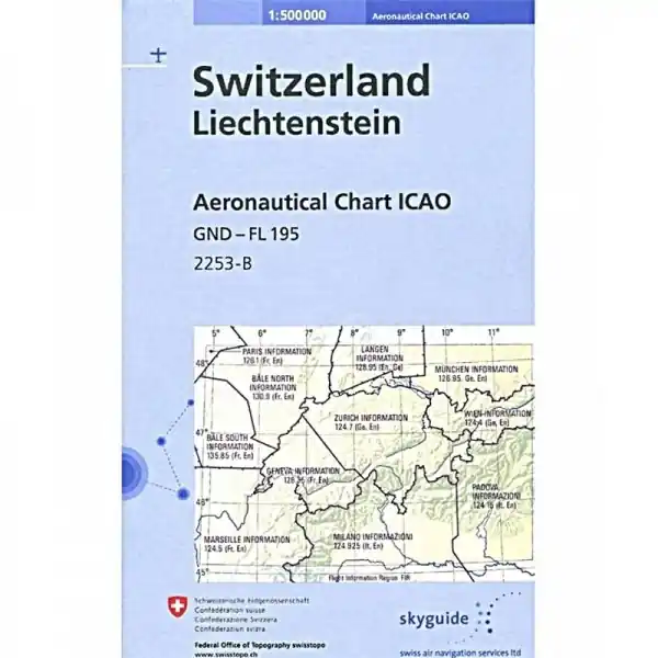 Top-Seller 1370 ICAO-Karte Schweiz 2026