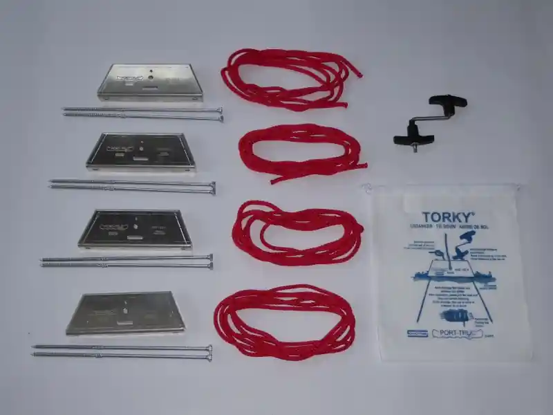 W.021.3 Torky Flugzeug-Verankerungsset 4er Set Knallerangebot