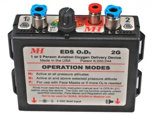 Must-Have MH.001.1 Elektr. Sauerstoffsystem EDS 02D2-2G, o. Druckminderer