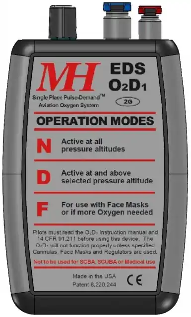 MH.004.1 Elektr.Sauerstoffsystem EDS 02D1-2G o.Druckminderer Jetzt Bestellen