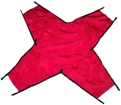 Markenware SF.036 Dyni Winden-Seilschirm für Kunststoffseile Farbe rot