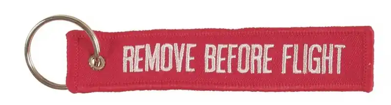 RBF.085 Remove before Flight Begrenztes Angebot