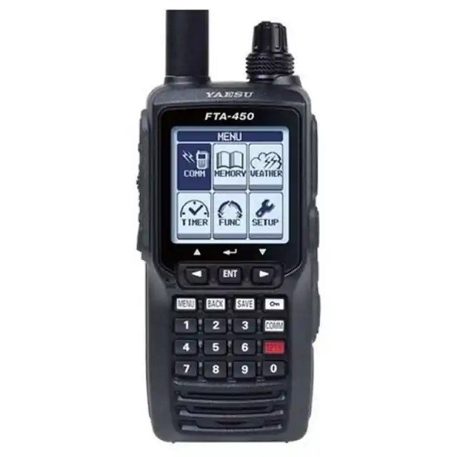 Zertifiziert YA.039 Flugfunk-Handsprechgerät Yaesu FTA-450L