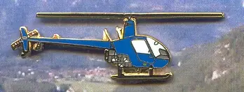 Neu Im Sortiment P.005a Anstecker Helikopter