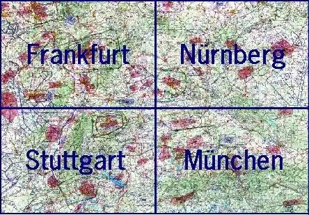 13500.2 ICAO-Wandkarte Deutschland Blatt Süd 2026 Aktuell