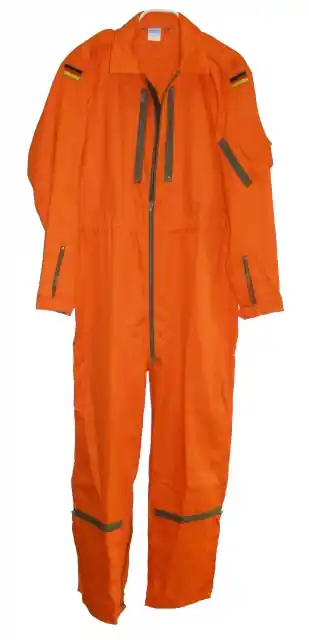 Neu Im Sortiment T.004.2 BW-Flieger-Kombi orange schwer entflammbar