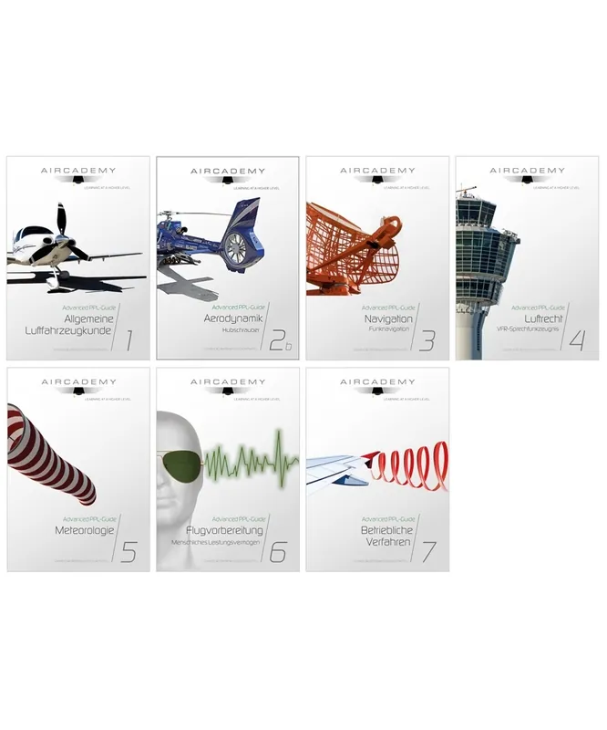 AirCademy Advanced PPL(H)-Guide - Komplett-Set Hubschrauber (7 Bände) Top-Preis