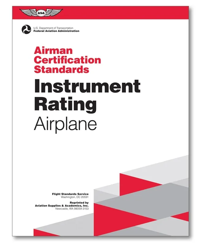 ASA Instrument Rating Airplane - Airman Certification Standards Top-Seller