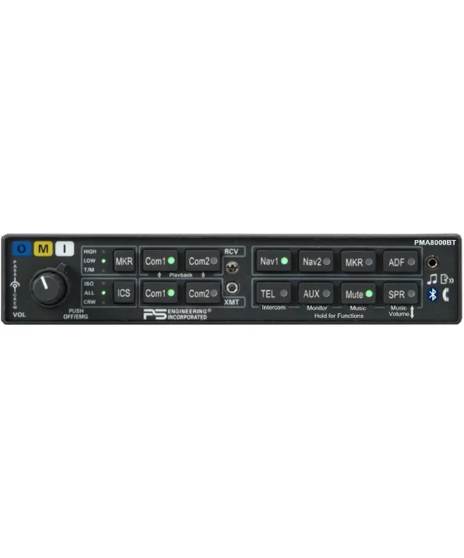PS Engineering PMA8000BT - 6-Platz Intercom mit Bluetooth-Funktion Neu