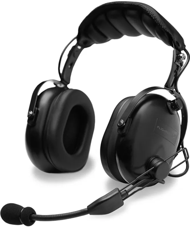 Flightcom 4DLX Classic - passives Pilotenheadset, PJ-Stecker (GA), mit Tasche Zertifiziert
