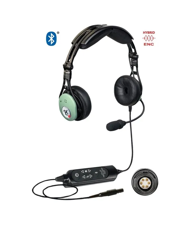 Super-Preis David Clark PRO-X2 Hybrid ENC Headset - aktiv, LEMO-Stecker (6-Pin), Bluetooth (Modell 43105G-02)