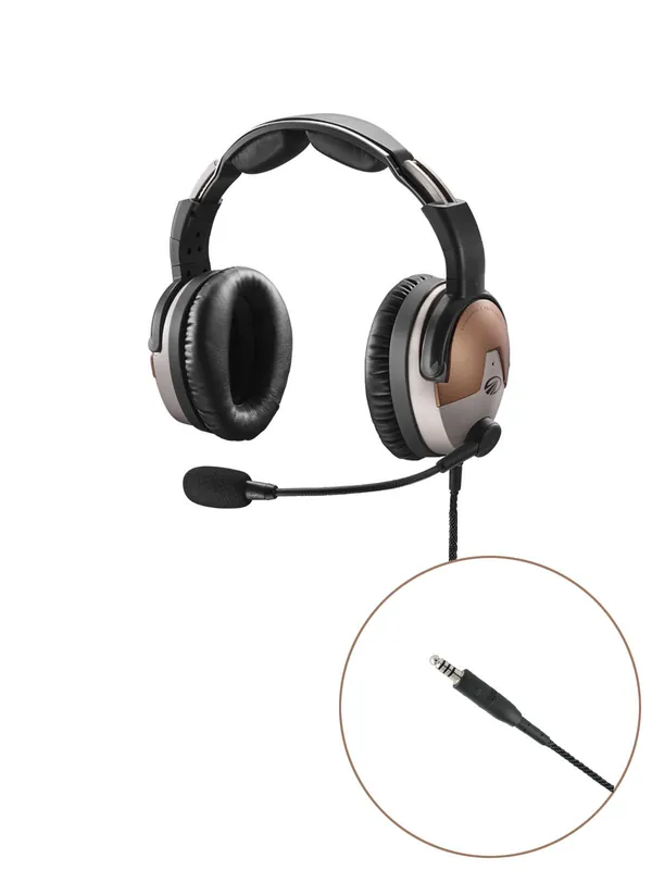 Preiswert Lightspeed Delta Zulu ANR Headset - Batteriefach, U/174 Helikopter-Stecker