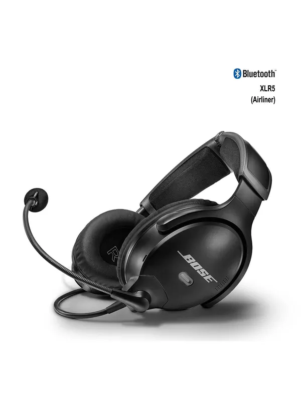 BOSE A30 Aviation Headset - XLR-5-Stecker (5-Pin), Bluetooth, gerades Kabel, hohe Impedanz Angebot