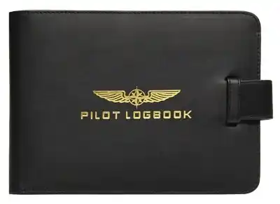 Preiswert Flugbuchhülle PILOT - schwarz, 20,5 x 14,5 cm