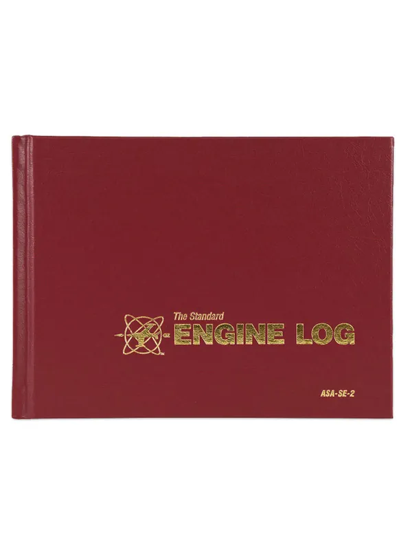 Top-Preis ASA Engine Log - Hardcover, 96 Seiten
