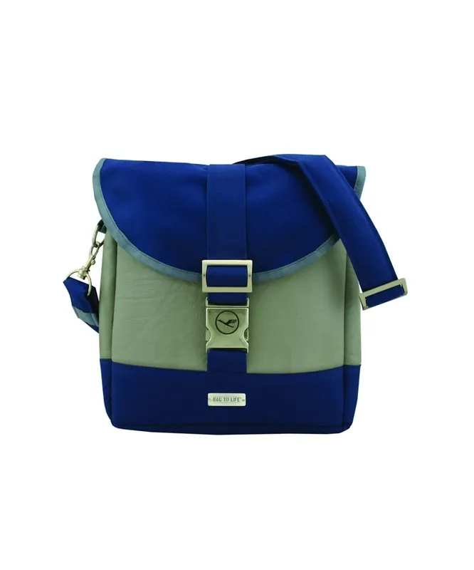 BAG TO LIFE Daybag Business Class - grau/blau Preisreduziert