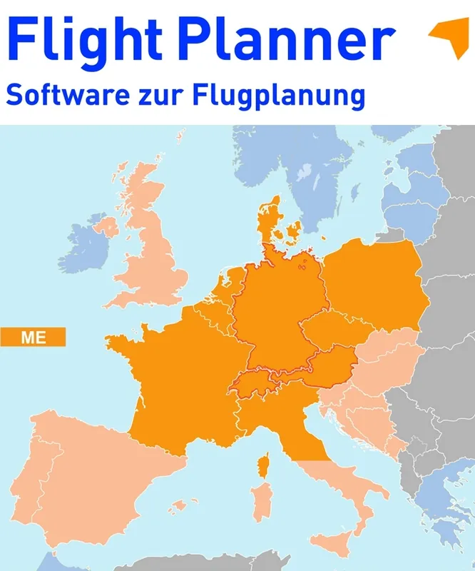 Flight Planner / Sky-Map - Kartenpaket Deutschland und Nachbarländer (ICAO-ME) Rabatt