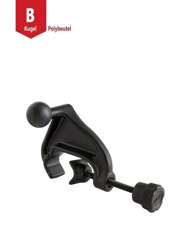 RAM Mounts Steuerhorn-Klammer (Luftfahrt) - B-Kugel (1 Zoll), für Durchmesser 15,9 - 31,8 mm Finale Aktion