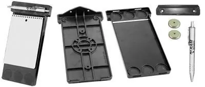 RAM Mounts Notizblockhalter - magnetischer Stifthalter, 2- & 4-Loch AMPS, inkl. Stift Meistverkauft