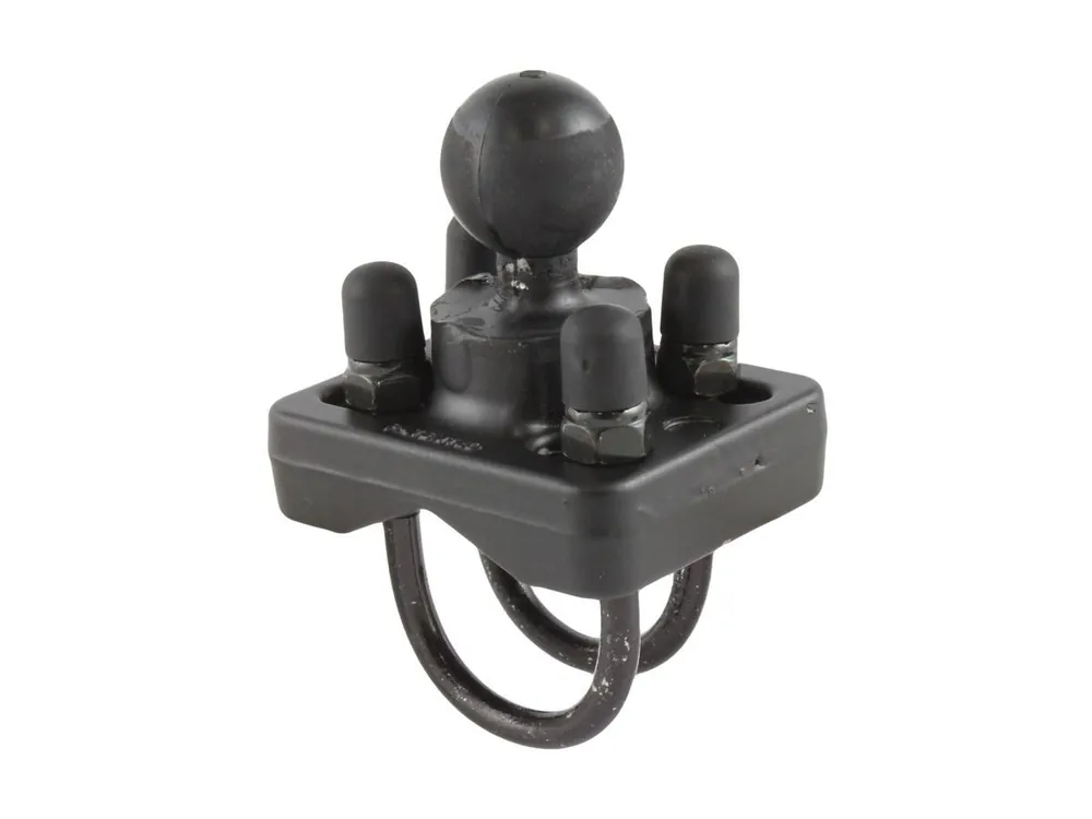 RAM Mounts Doppel-Schraub-Klemme Rohre/Stangen/Lenker - B-Kugel (1 Zoll), Durchmesser 19,1-31,8 mm Beliebt