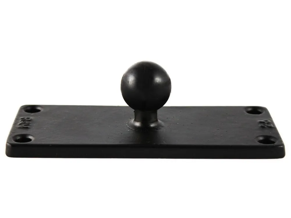 RAM Mounts Basisplatte rechteckig (2 x 5 Zoll) - B-Kugel (1 Zoll) Highlight