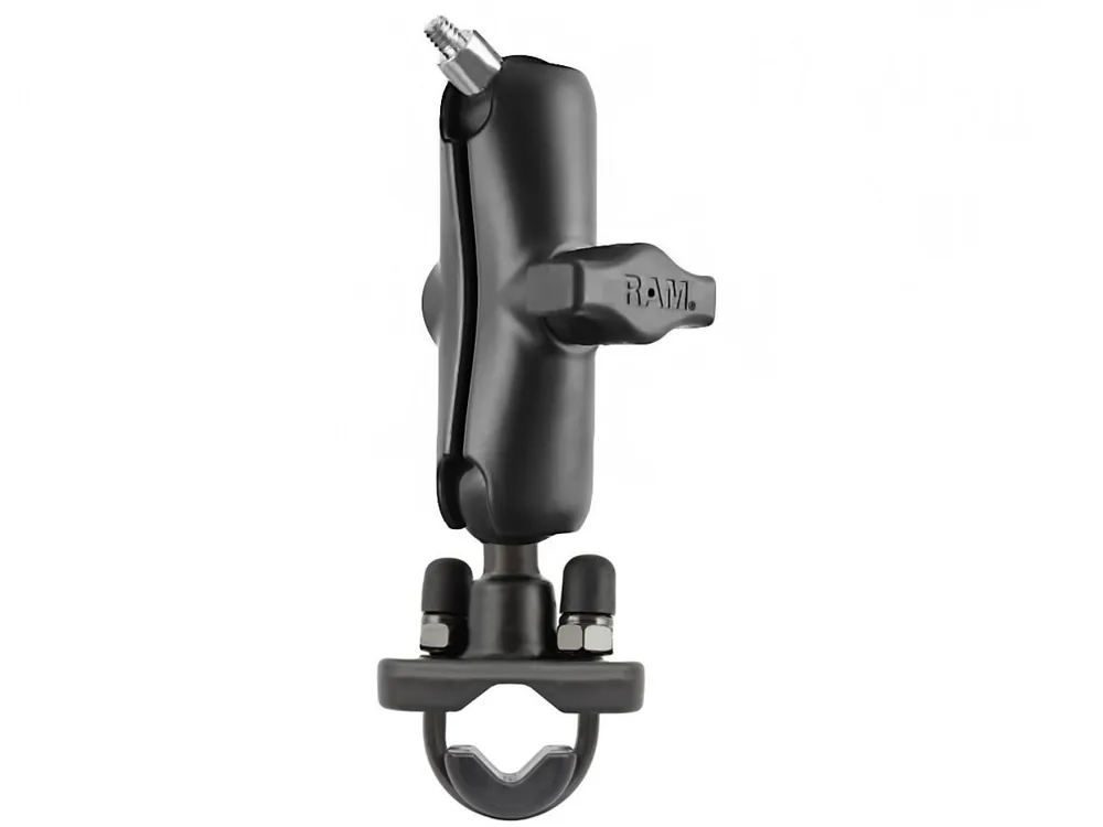 Sichere Zahlung RAM Mounts Kamerahalterung für Lenker/Rohre mit 1/4"-20 Gewindestift - B-Kugel (1 Zoll), mittlerer Verbindungsarm