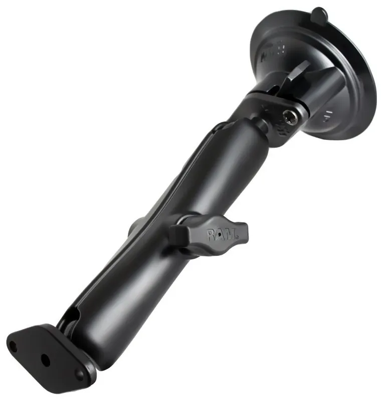 RAM Mounts Saugfuss-Set mit Diamond-Anbindung - langer Verbindungsarm, 2x Diamond-Basisplatte (Trapez), B-Kugel (1 Zoll), im Polybeutel Heißes Angebot