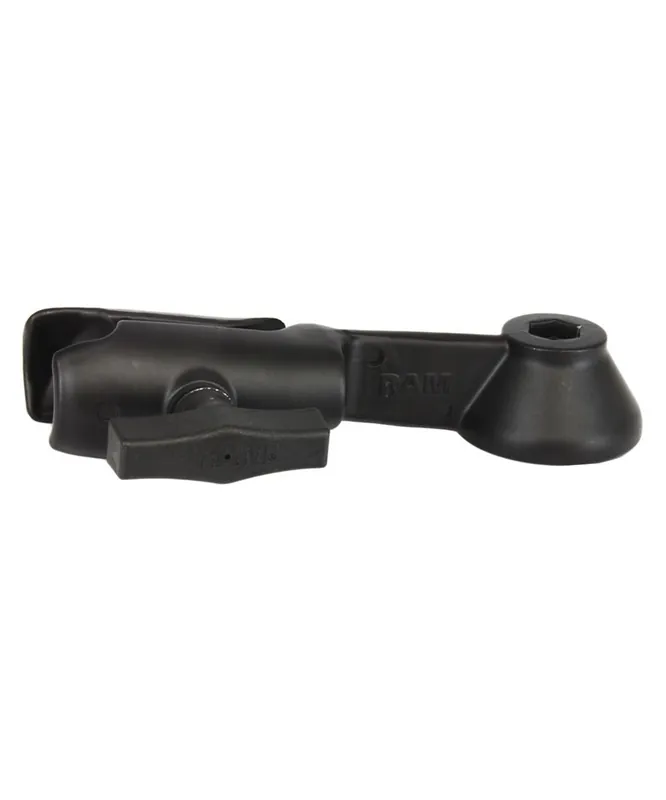 RAM Mounts Schwenkarm-Komponente für Tele Pole - Armlänge ca. 150 mm, Verbindungsarm mit C-Kugel Aufnahme (1,5 Zoll), im Polybeutel Garantierte Lieferung