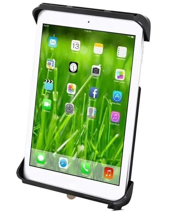 RAM Mounts Tab-Lock (abschließbar) Universal Halteschale für bis zu 10 Zoll Tablets - AMPS-Aufnahme, Schrauben-Set Garantierte Lieferung