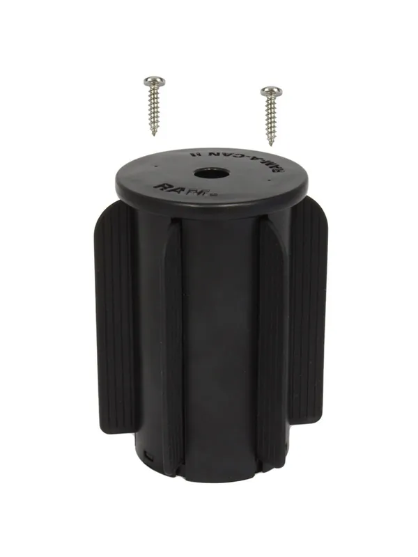 Must-Have RAM Mounts RAM-A-CAN II Verbundstoff-Basis für Fahrzeug-Getränkehalter - Basis mit Gummilippen, Diamond-Aufnahme (Trapez), Schrauben-Set, im Polybeute