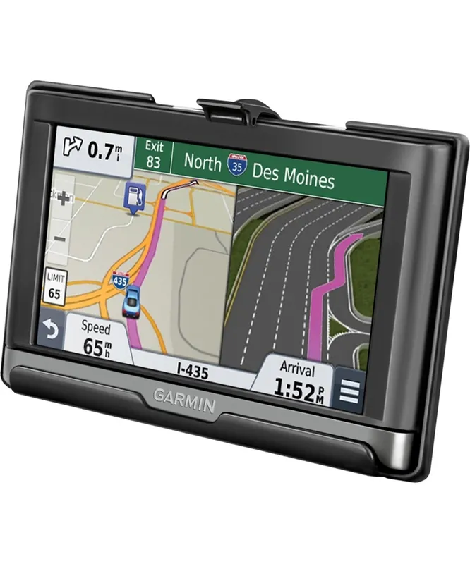 Aktuell RAM Mounts Gerätehalteschale für Garmin nüvi 2557LMT/2577LT/2597LMT (ohne Schutzhüllen) - Diamond-Anbindung (Trapez), Schrauben-Set, im Polybeutel