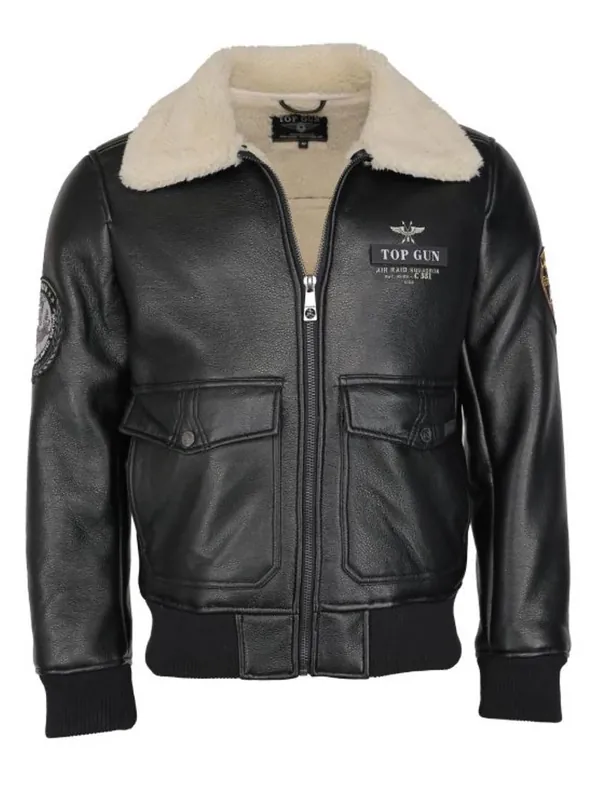 TOP GUN Fliegerjacke 20213035, schwarz, XX-Large Neu