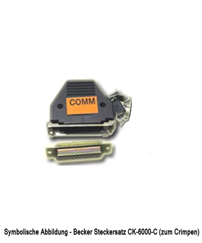 Becker AR42xx/62xx Steckersatz (CK-6000-C) - zum Crimpen Nur Heute