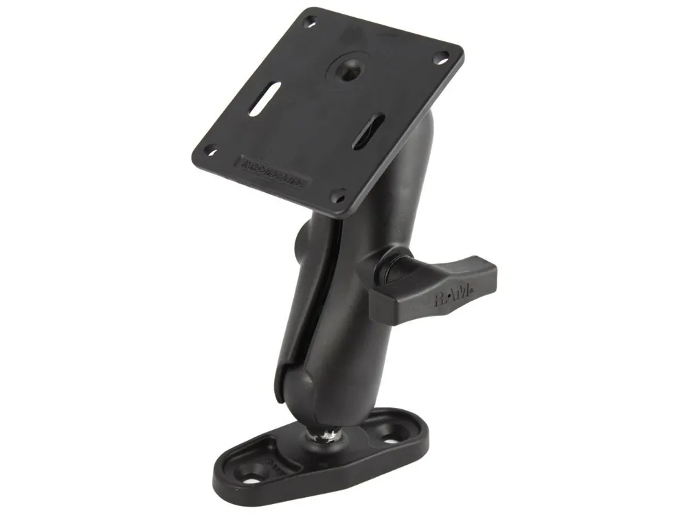 RAM Mounts Marine-Set für Raymarine - Schraubklemmen-Basis, mittlerer Verbindungsarm, VESA-Platte (75x75 mm Lochraster), C-Kugel (1,5 Zoll) Meistverkauft