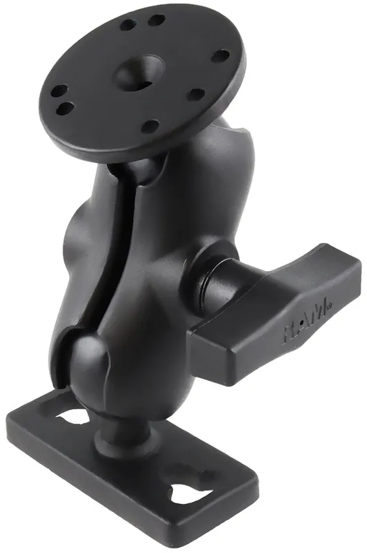 Abverkauf RAM Mounts Set - Bosch-Basis, kurzer Verbindungsarm, runde Basisplatte (AMPS), C-Kugel (1,5 Zoll), im Polybeutel