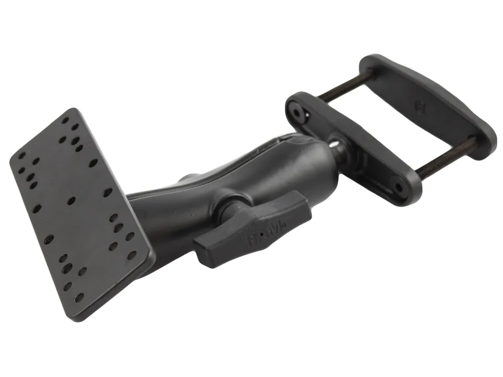 Knallerangebot RAM Mounts Schraubklemmen-Set - Schraubklemme (bis 76 mm Breite), mittlerer Verbindungsarm, Universalplatte (div. Lochraster), C-Kugel (1,5 Zoll), im