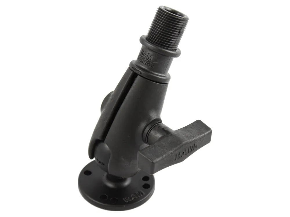 RAM Mounts Aufbau-Set - runde Basisplatte (AMPS), kurzer Verbindungsarm mit 1-14 Zoll Gewinde, C-Kugel (1,5 Zoll) Saisonangebot