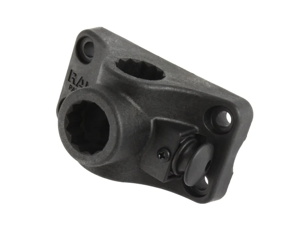 RAM Mounts Bulkhead Doppel-Basis für Angelrutenhalter - 4 Befestigungslöcher, im Polybeutel Online Kaufen